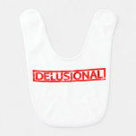 Delusional Stamp Baby Bib