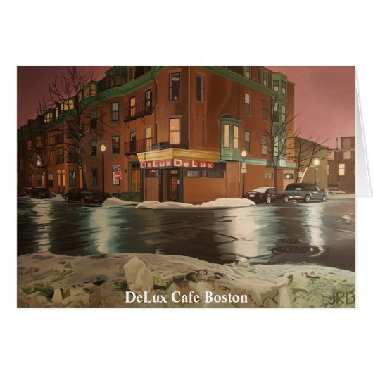 DeLux Cafe Boston Cards (Front Horizontal)