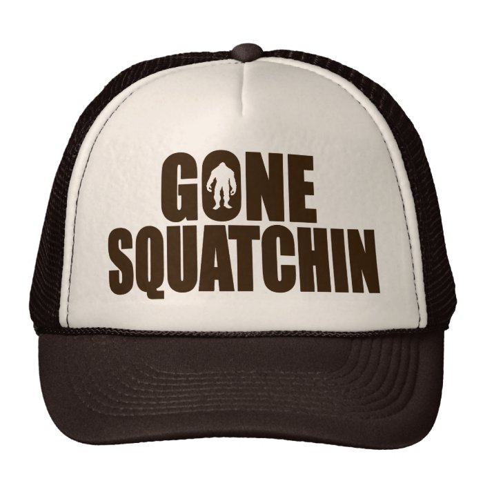 Deluxe Bobo GONE SQUATCHIN Hat   Finding Bigfoot