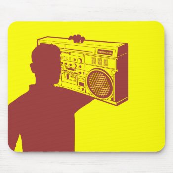 Deluxe Boom Box Mousepad by DeluxeWear at Zazzle