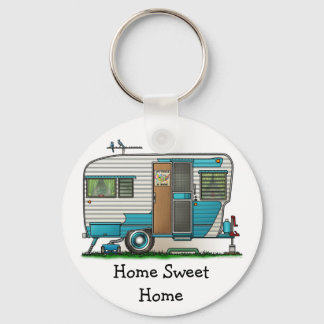 Deluxe Camper Trailer HSH Keychain