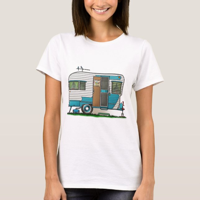 Deluxe Camper Trailer T-Shirt (Front)