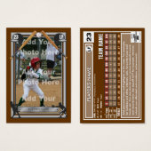 Deluxe Custom Baseball Card (Front & Back)
