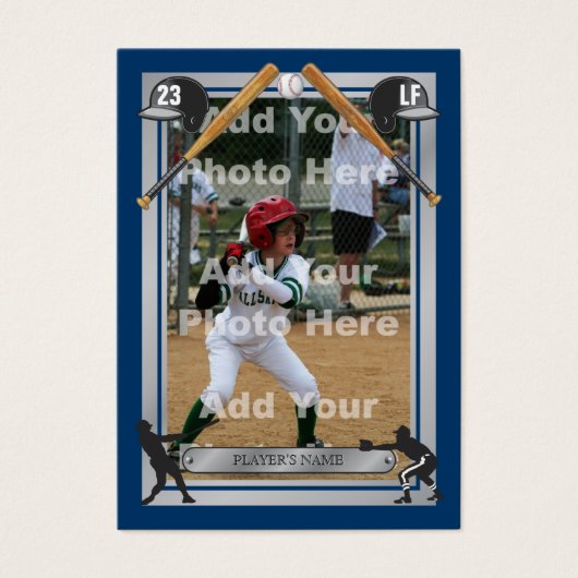 Deluxe Custom Baseball Card (Front)