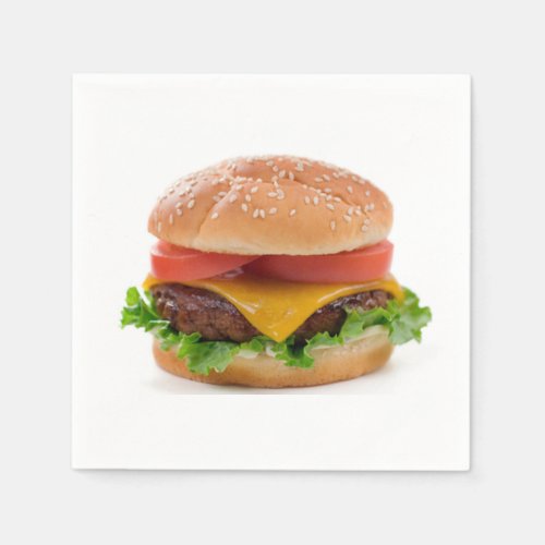 Deluxe Hamburger design paper napkins