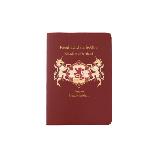 Deluxe Independant Scotland Passport Cover (Front)
