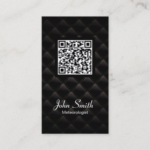 Deluxe QR Code Meteorological Business Card