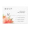 Deluxe RSVP Orange Peach Floral