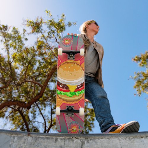 Deluxe Sizzle Burger Skateboard