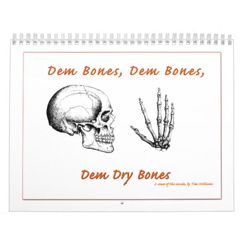 Dem Bones Calendar