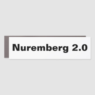 Demand Accountability - Nuremberg 2.0 Car Magnet