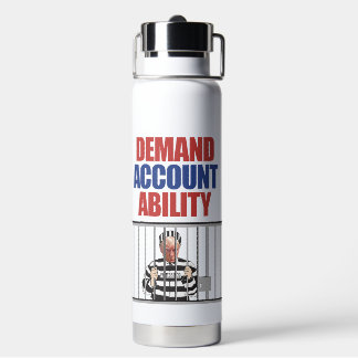 Demand Accountability Water Bottle