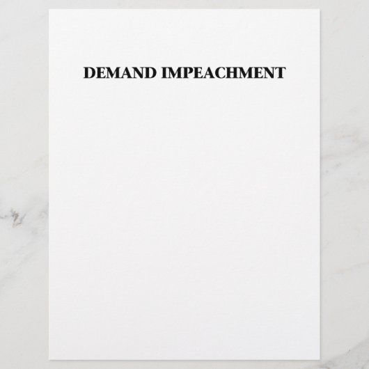 Demand Impeachment (Front)
