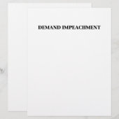Demand Impeachment (Front/Back)