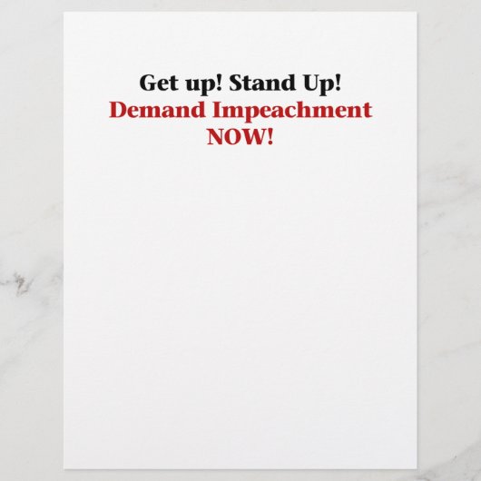 Demand Impeachment Now (Front)