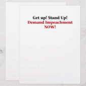Demand Impeachment Now (Front/Back)