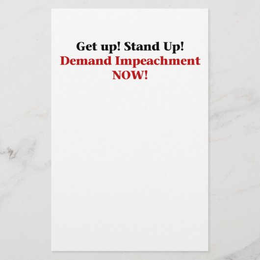 Demand Impeachment Now (Front)