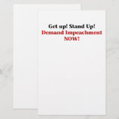 Demand Impeachment Now (Front/Back)