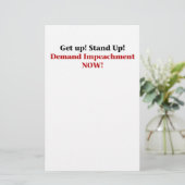 Demand Impeachment Now (Standing Front)