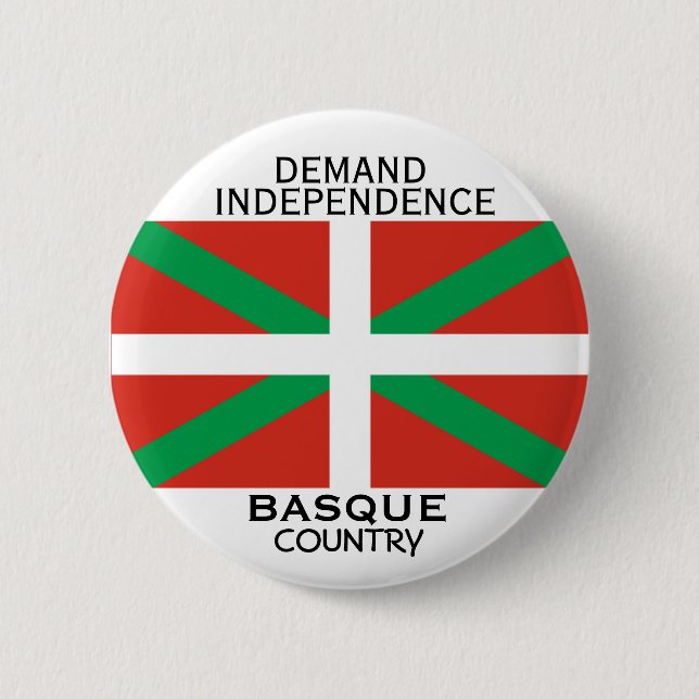 Demand Independence for the Basque Country Button (Front)