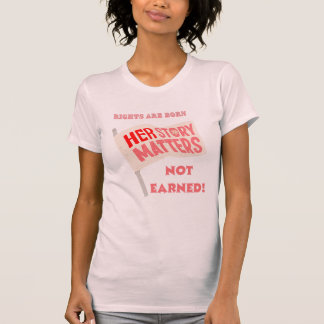Demanding rights, not favors protect women's right T-Shirt