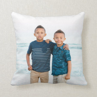 Demarco fam photo - double sided throw pillow