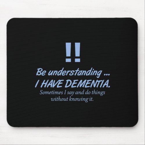 Dementia Alzheimerheimer Warrior Patients Brain Di Mouse Pad