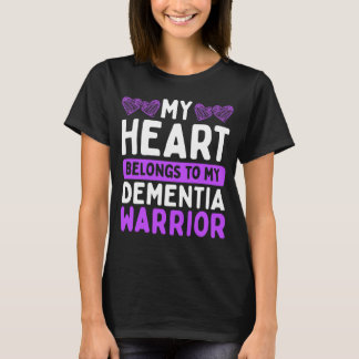 Dementia Awareness Dement Alzheimers Warrior T-Shirt