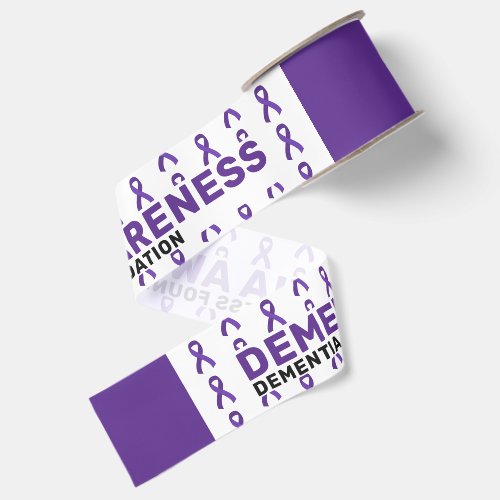 Dementia Awareness Pattern Ribbon