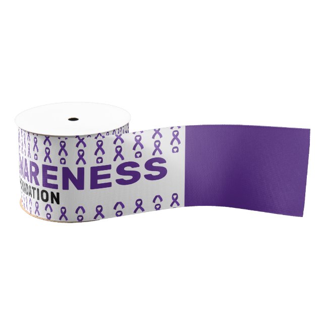 Dementia Awareness Pattern Ribbon (Spool)
