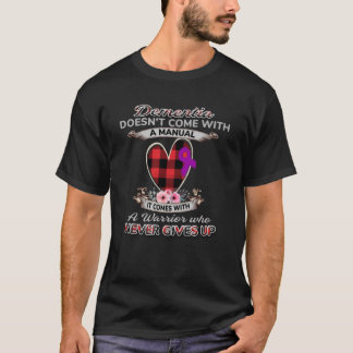 Dementia Awareness Warrior Support Survivor Gifts T-Shirt