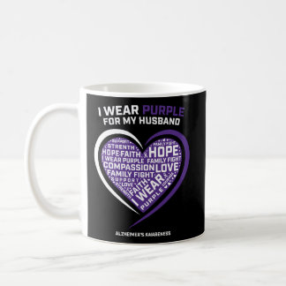 Dementia Gift Products Purple Husband Alzheimer'S  Coffee Mug