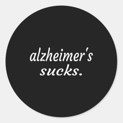 Dementia Heimer Disease Awareness 1  Classic Round Sticker