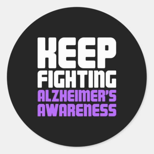 Dementia Heimer Disease Awareness 5  Classic Round Sticker