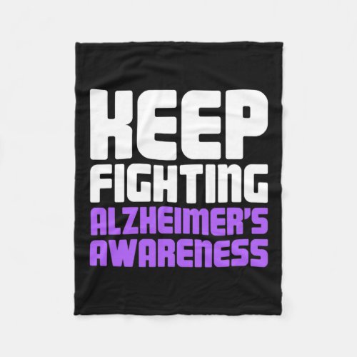 Dementia Heimer Disease Awareness 5  Fleece Blanket