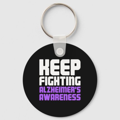 Dementia Heimer Disease Awareness 5  Keychain