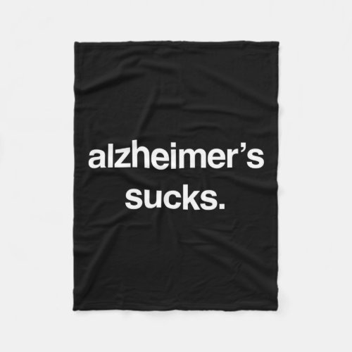 Dementia Heimer Disease Awareness  Fleece Blanket