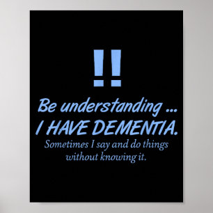 Dementia Heimer Warrior Patients Brain Disorder Vi Poster