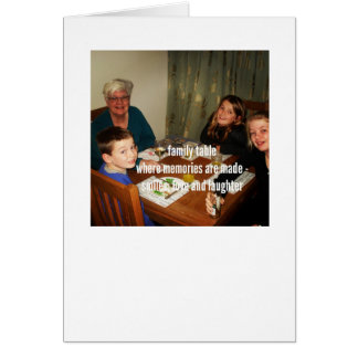 Dementia Journey Card: Family Table Cards