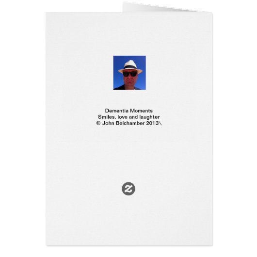 Dementia Journey Card: In The Good Moments (Back)