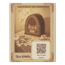 Dementia Memory Canvas with 1940s Music Playlist
