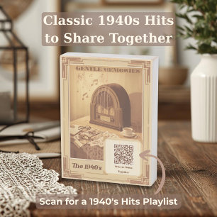 Dementia Memory Sign with 1940s Music Playlist