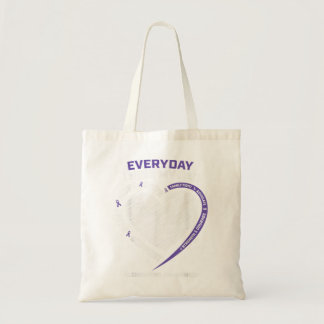 Dementia Products Purple In Memory Dad Alzheimers  Tote Bag