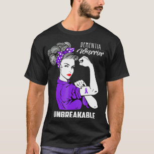 Dementia Warrior Unbreakable Dementia Awareness T-Shirt