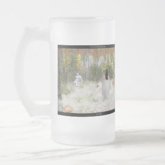 Demeter Frosted Glass Beer Mug