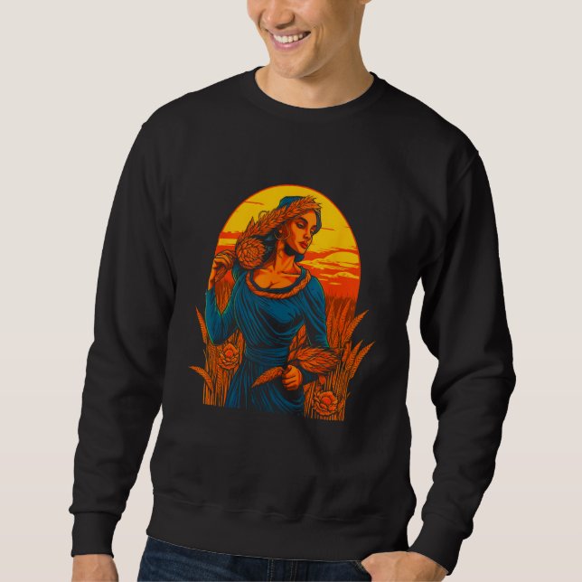 Demeter Greek Mythology Sweatshirt (Front)