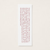 Demeter Prayer Card (Back)