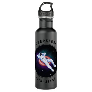 Demetrious Johnson Im just a man who works hard an Stainless Steel Water Bottle