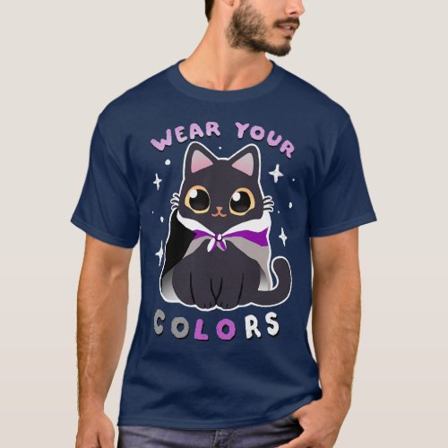 Demi LGBT Pride Cat Kawaii Rainbow Kitty Wear your T_Shirt