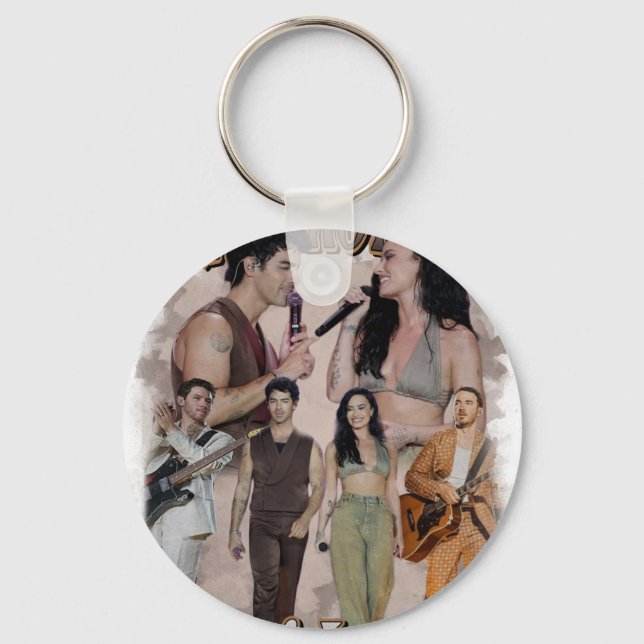 Demi Lovato Jonas Brother Keychain (Front)